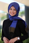 İKİ RENKLİ YAZLIK TAFTA ŞAL - 32925