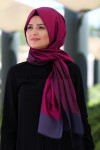 İKİ RENKLİ YAZLIK TAFTA ŞAL - 32896