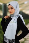 ARMANDA %100 İPEK ŞAL GÜMÜŞ 