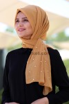 İNCİLİ ŞİFON ŞAL GOLD 33022