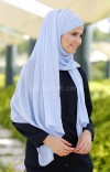 HAZIR BONELİ ŞAL BEBE MAVİSİ
