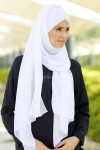 HAZIR BONELİ ŞAL KIRIK BEYAZ