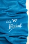 WHİTE İSTANBUL-YAT KİRALAMA LOGO NAKIŞLI POLAR ŞAL