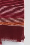 DEGRADE COTON ŞAL BORDO 41951