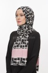 GEOMETRİ DESENLİ PAMUKLU ŞAL 40534