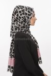 GEOMETRİ DESENLİ PAMUKLU ŞAL 40534
