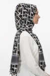 GEOMETRİ DESENLİ PAMUKLU ŞAL 40541