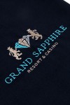 GRAND SAPPHIRE OTEL LOGO NAKIŞLI KALIN PASHMİNA ŞAL