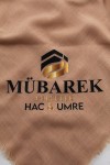 HAC VE UMRE İÇİN HAZIRLANAN LOGO BASKILI EŞARP