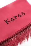KARAS LOGO NAKIŞLI KALIN PASHMİNA ŞAL