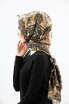 KİLİM DESENLİ ŞAL HAKİ 38872