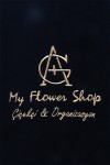 MY FLOWER SHOP LOGO NAKIŞLI POLAR ŞAL