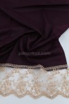 İNCİ DANTELLİ ŞAL MÜRDÜM 40210