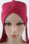 PAMUKLU EŞARP ŞAL BANDANA BORDO - 39424