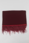 TÜYLÜ ŞAL BORDO 41823