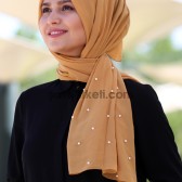 İNCİLİ ŞİFON ŞAL GOLD 33022