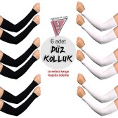 6 Çift Düz Kolluk 6 Çift Düz Kolluk