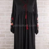 KOLLARI NAKIŞLI PİLELİ TUNİK 34592 KOLLARI NAKIŞLI PİLELİ TUNİK 34592
