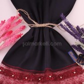 İNCİ DANTELLİ ŞAL LACİVERT İNCİ DANTELLİ ŞAL LACİVERT