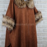 NUBUK KÜRKLÜ KISA PANÇO TABA 38230 NUBUK KÜRKLÜ KISA PANÇO TABA 38230