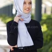 PÜSKÜLLÜ PASHMİNA ŞAL - GÜMÜŞ PÜSKÜLLÜ PASHMİNA ŞAL - GÜMÜŞ