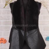 SPOR KÜRKLÜ DERİ YELEK 34350 SPOR KÜRKLÜ DERİ YELEK 34350