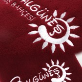 BALGÜNEŞ  LOGO NAKIŞLI POLAR ŞAL BALGÜNEŞ  LOGO NAKIŞLI POLAR ŞAL