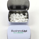 BUSİNESSUP! LOGO BASKILI METAL KUTUDA NANE ŞEKERİ
