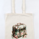 ÇANTA DESENLİ BASKILI HAM BEZ ÇANTA