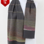 DEGRADE COTON ŞAL ANTRASİT 41945 DEGRADE COTON ŞAL ANTRASİT 41945