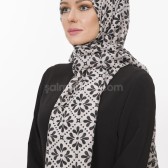 ÇİÇEKLİ PAMUKLU ŞAL GÜMÜŞ 40559 ÇİÇEKLİ PAMUKLU ŞAL GÜMÜŞ 40559
