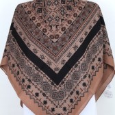 ETNİK DESENLİ KIŞLIK EŞARP LATTE 40907 ETNİK DESENLİ KIŞLIK EŞARP LATTE 40907