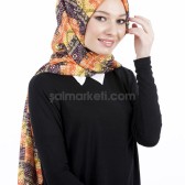 ETNİK DESENLİ MAKARNA ŞAL - 38838 ETNİK DESENLİ MAKARNA ŞAL - 38838