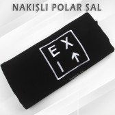 EXIT COFFEE LOGO NAKIŞLI POLAR ŞAL