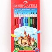 Faber-Castell Karton Kutu Boya Kalemi 12 Renk Tam Boy