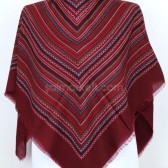 FLAMLI İP ÇEKME EŞARP - BORDO 40875 FLAMLI İP ÇEKME EŞARP - BORDO 40875