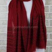 FLAMLI SİMLİ ŞAL BORDO 39601 FLAMLI SİMLİ ŞAL BORDO 39601