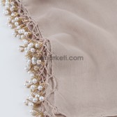 İNCİ BONCUKLU YAZMA BEJ 266 İNCİ BONCUKLU YAZMA BEJ 266