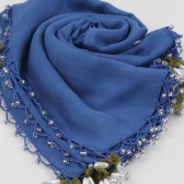 İNCİ DAMLA BONCUKLU YAZMA İNDİGO 42401