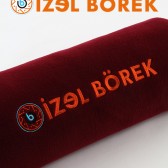 İZEL BÖREK LOGO NAKIŞLI POLAR ŞAL