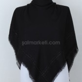 KARE SİMLİ EŞARP - SİYAH 41028 KARE SİMLİ EŞARP - SİYAH 41028