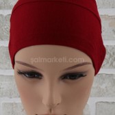 SİLİKONLU KAYMAZ BONE - BORDO 39418