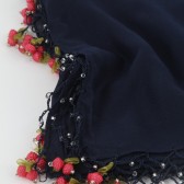 KİRAZ BONCUKLU YAZMA - LACİVERT 42610 KİRAZ BONCUKLU YAZMA - LACİVERT 42610