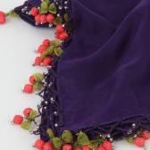 KİRAZ BONCUKLU YAZMA - MOR 42611 KİRAZ BONCUKLU YAZMA - MOR 42611