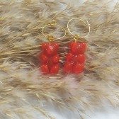 Kırmzı Jelibon Küpe 977