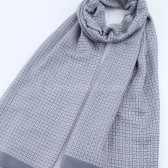 KISA ÇİZGİ DESENLİ ŞAL FÜME 41323 KISA ÇİZGİ DESENLİ ŞAL FÜME 41323