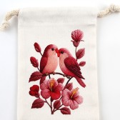 KUŞ DESENLİ BASKILI BEZ KESELER