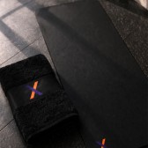 LOGO NAKIŞ VE BASKILI HAVLU, PİLATES MATI