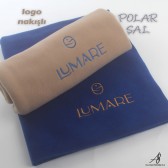 LUMARE RESTAURANT LOGO NAKIŞLI POLAR ŞAL LUMARE RESTAURANT LOGO NAKIŞLI POLAR ŞAL