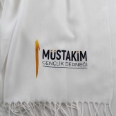 MÜSTAKİM GENÇLİK DERNEĞİ LOGO BASKILI KALIN PASHMİNA ŞAL